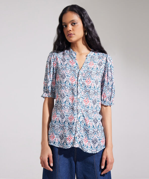 Blusa Estampada Manga Al Codo image number null