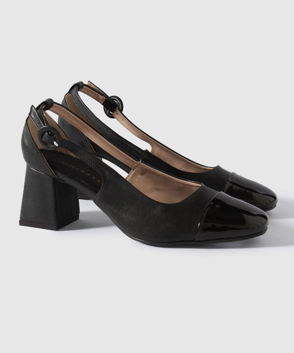 Tacones Medios Con Puntera