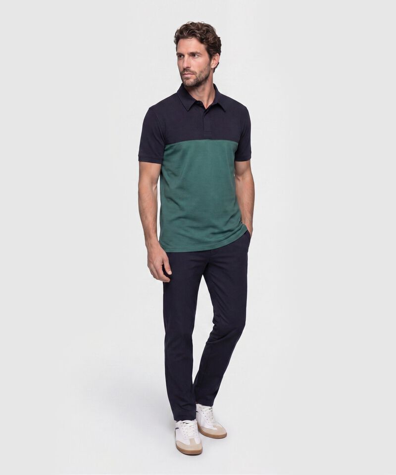 Polo Bloques Para Hombre