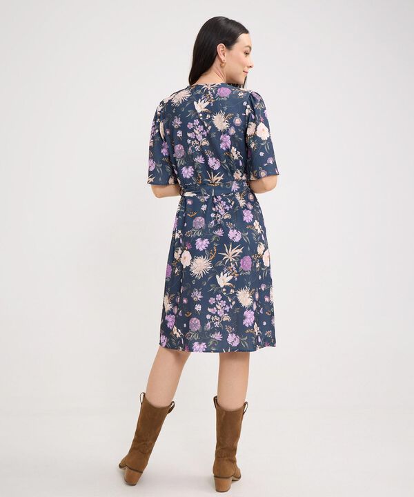Vestido Estampado Corto