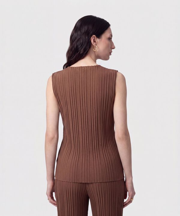 Blusa Textura Plisada para Mujer