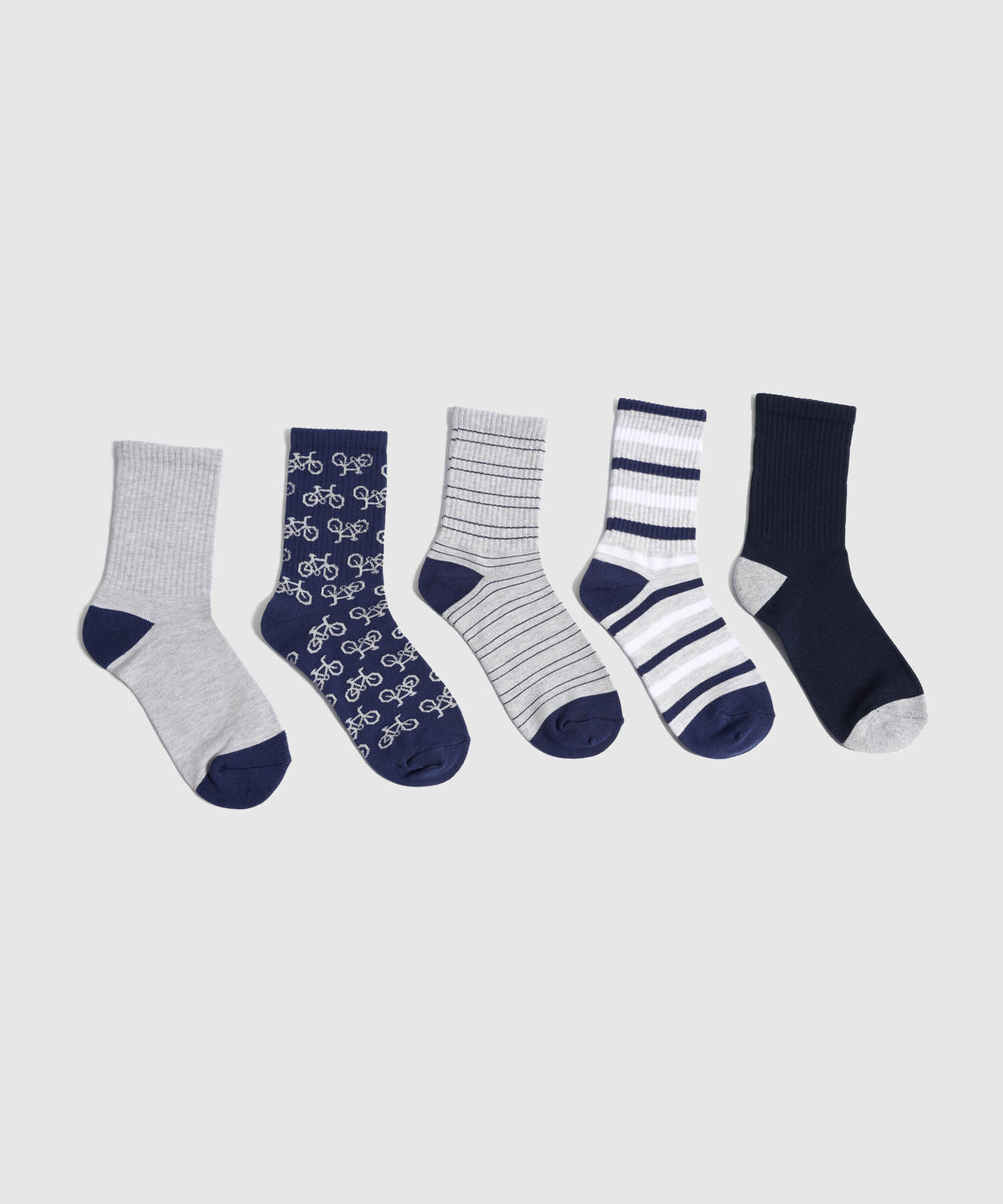 Pack X5 Medias Estampadas 