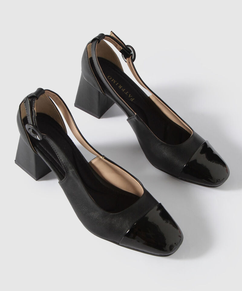 Tacones Medios Con Puntera
