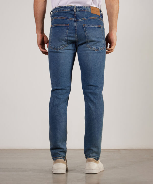 Jean Patprimo Masculino Slim Tapper Tono Medio