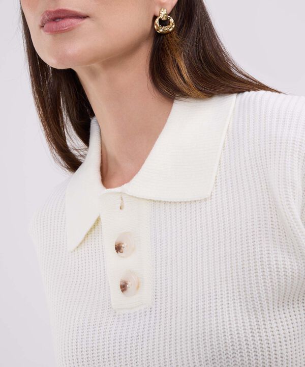 Saco unicolor con botones para mujer image number null