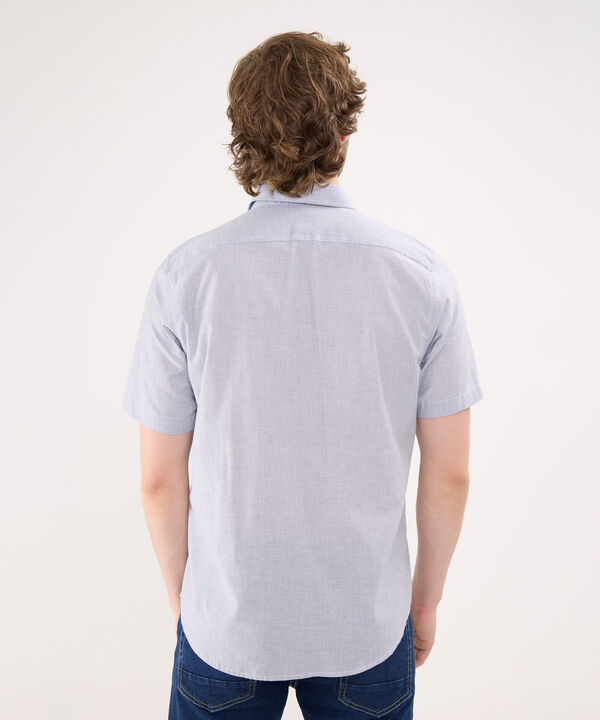 Camisa en Efecto Rústico