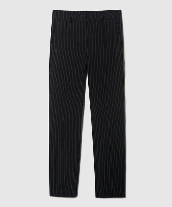 Leggins Preteñido Tipo Pantalón Con Bolsillos Laterales Y Vena En Delantero, Serena