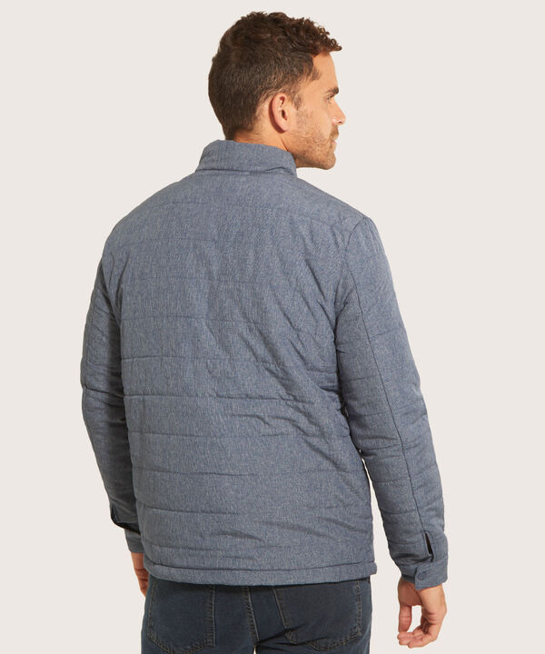 Chaqueta Acolchada Con Tejido Prete&ntilde;ido