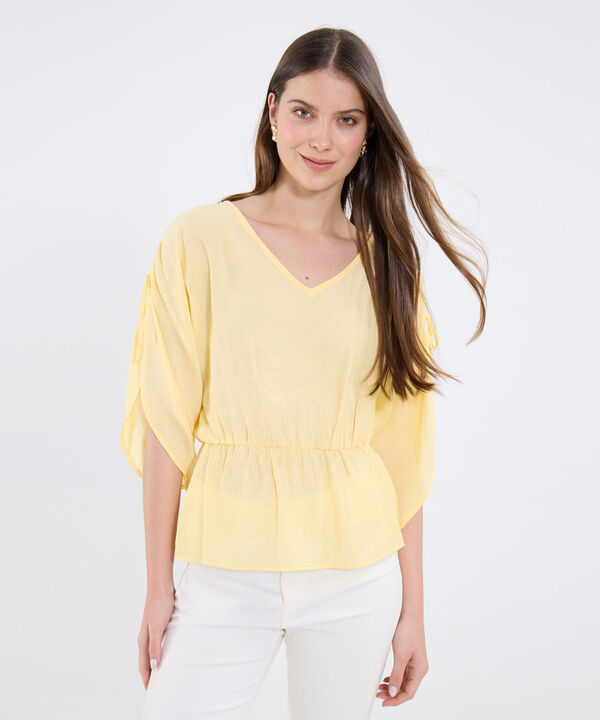 Blusa Manga ¾ Unicolor image number null