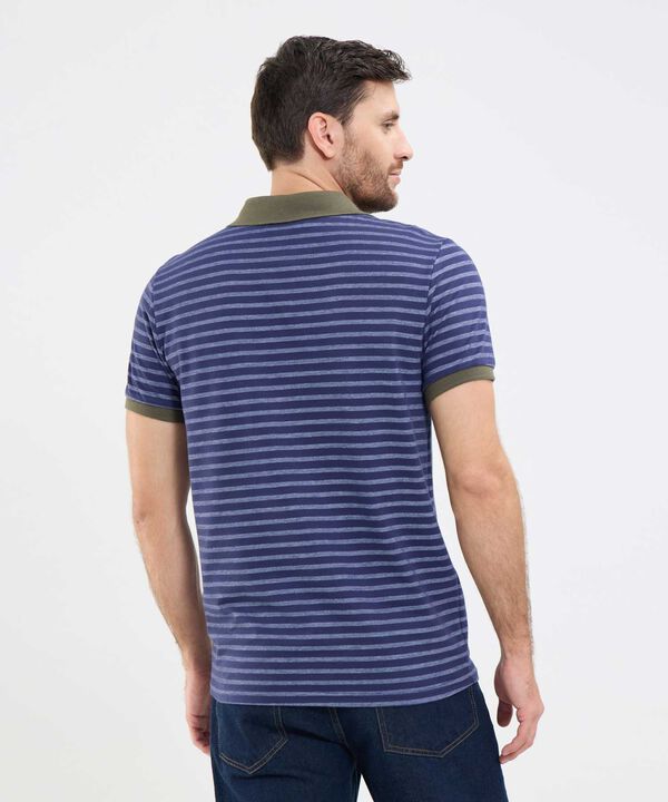 Polo A Rayas Para Hombre