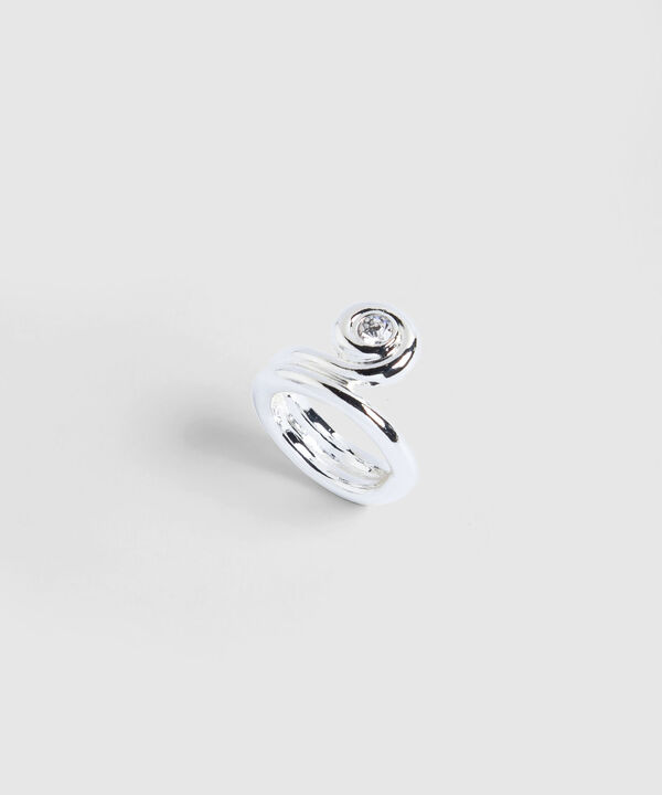 Anillo Plateado con Brillo image number null
