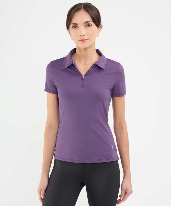 Polo Deportiva con Cierre
