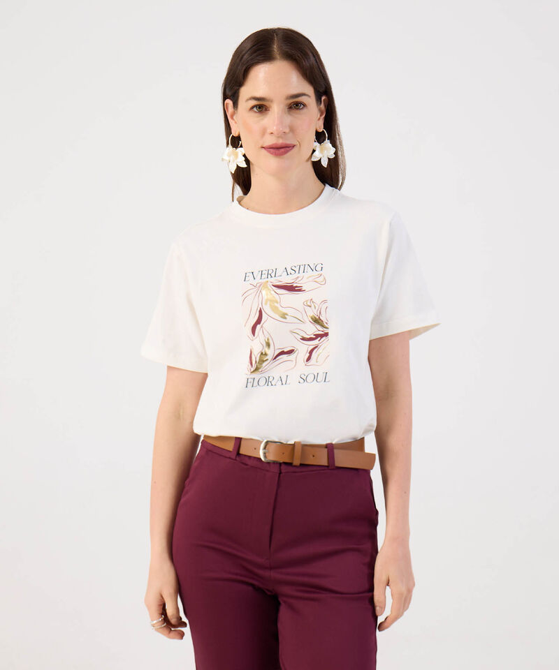 Camiseta Estampada para Mujer