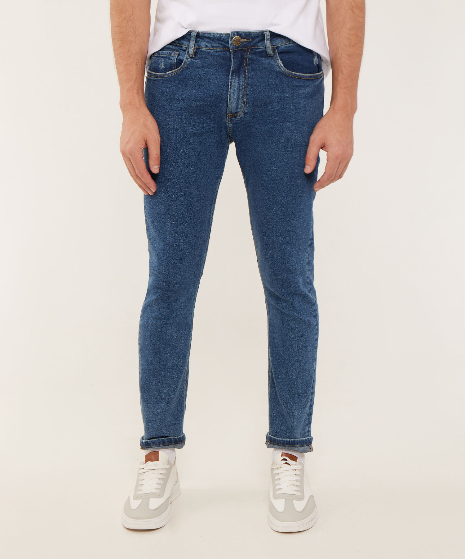 Jean Jean Skinny Masculino Tono Medio