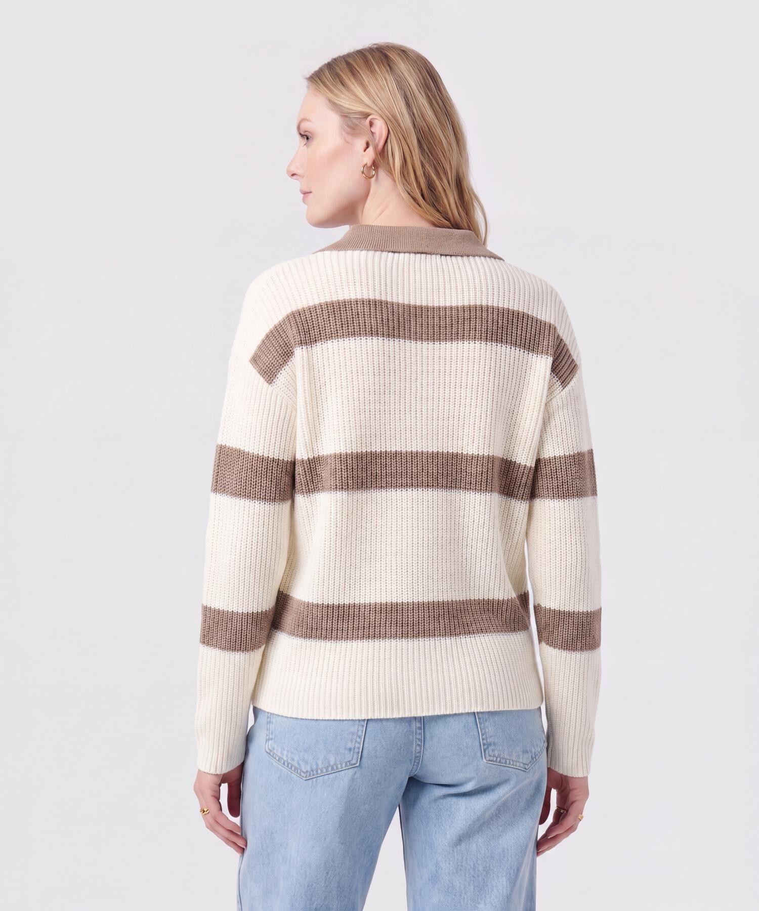 Saco Tejido Tipo Polo Para Mujer