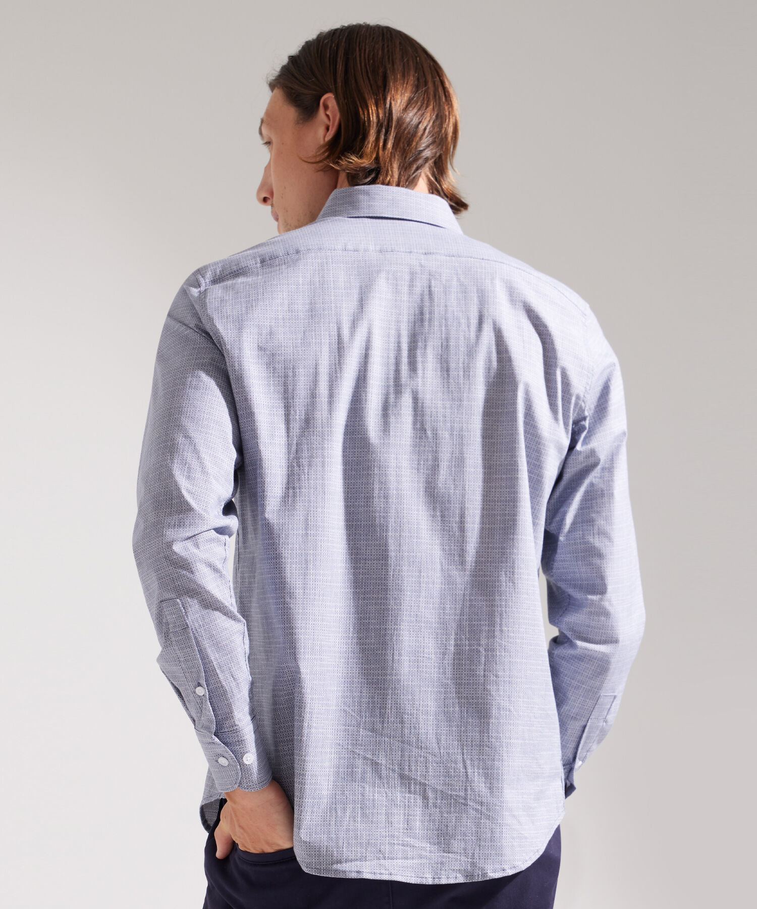 Camisa Manga Larga Estampada
