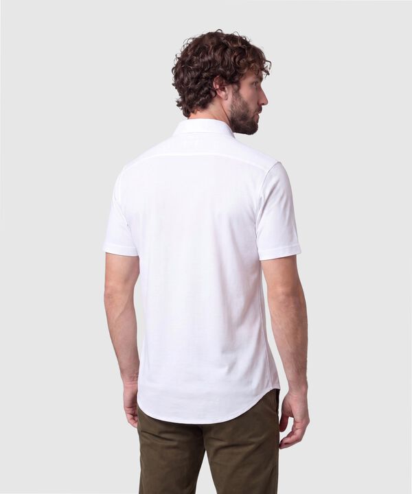 Camisa Manga Corta De Punto Para Hombre