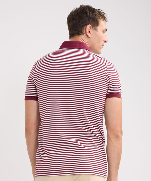 Polo Preteñida Cuello Maquina Con Bolsillo