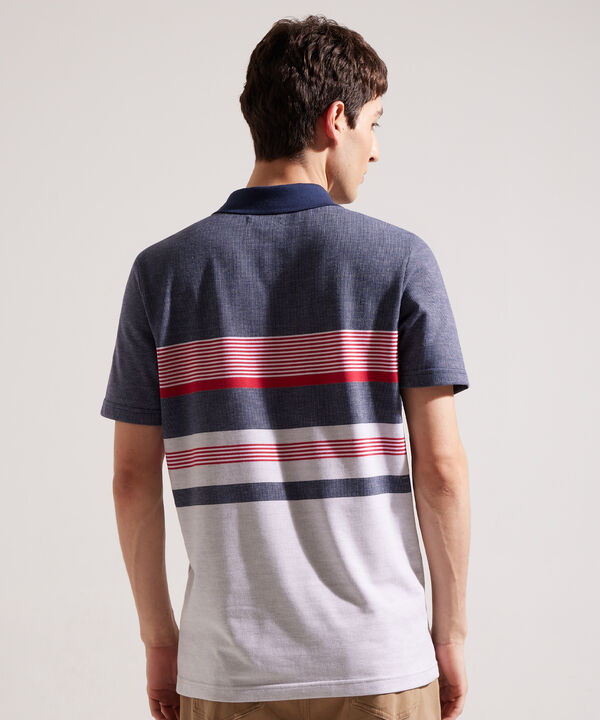 Polo Listador Cuello Tejido image number null