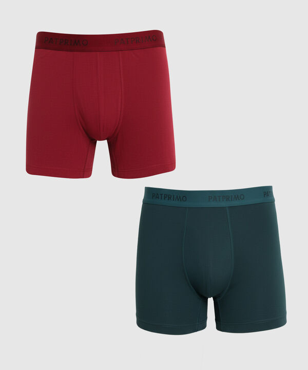 Set X2 B&oacute;xers Con El&aacute;stico Suave Para Hombre image number null