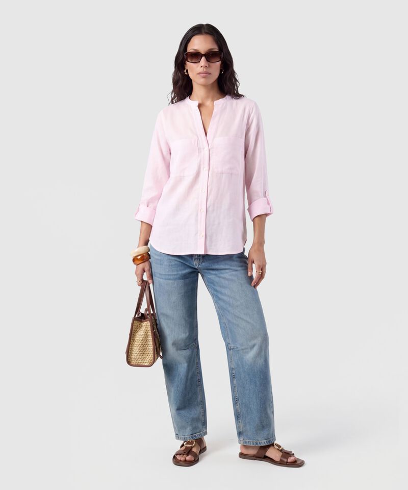 Blusa Manga Ajustable Para Mujer