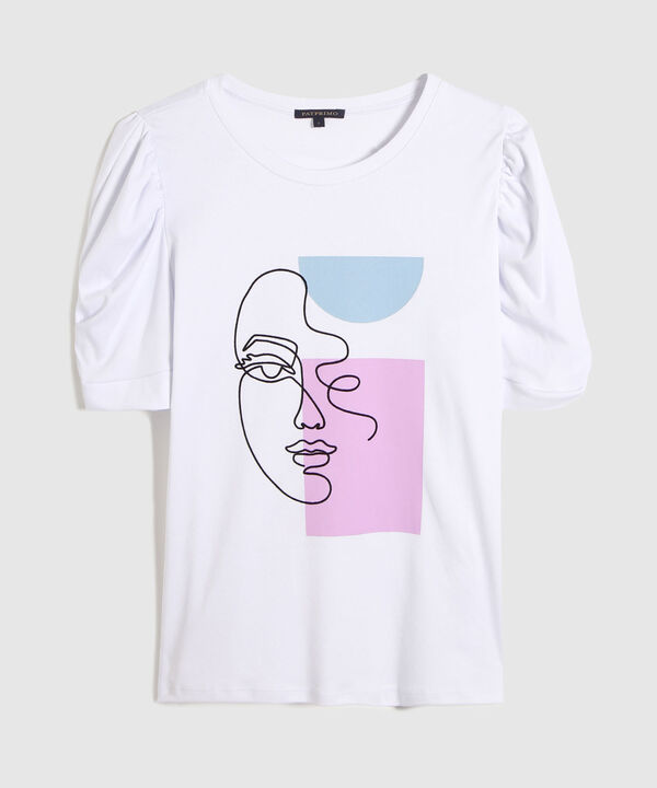 Camiseta Escote Redondo Con Detalle