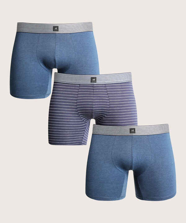 Boxer Pack X3 Medio En Algodón
