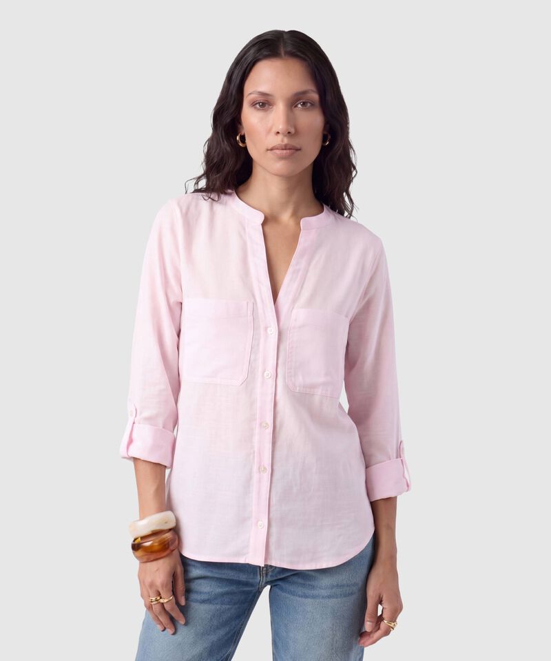 Blusa Manga Ajustable Para Mujer