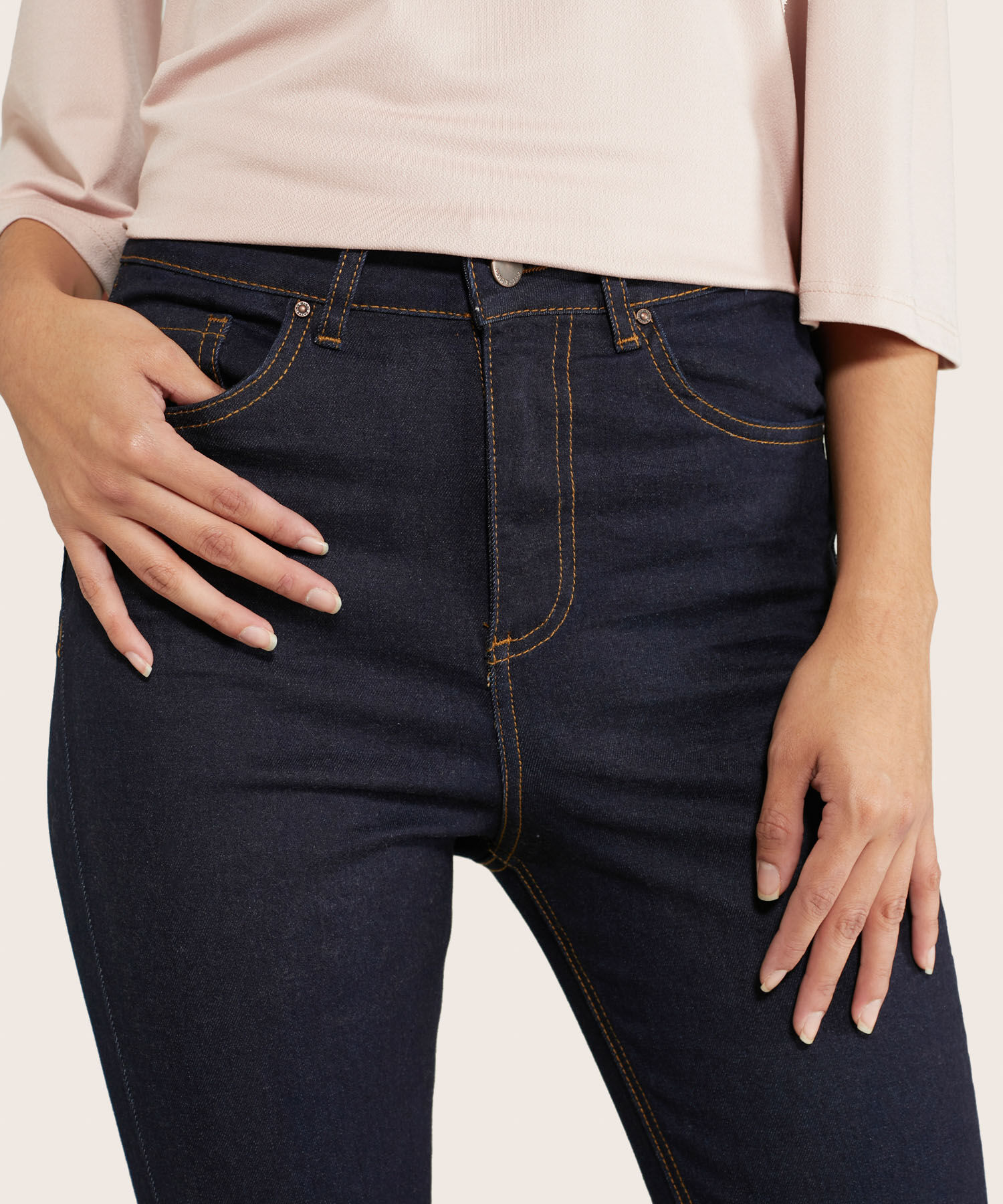 Jean Tipo Skinny Tiro Alto