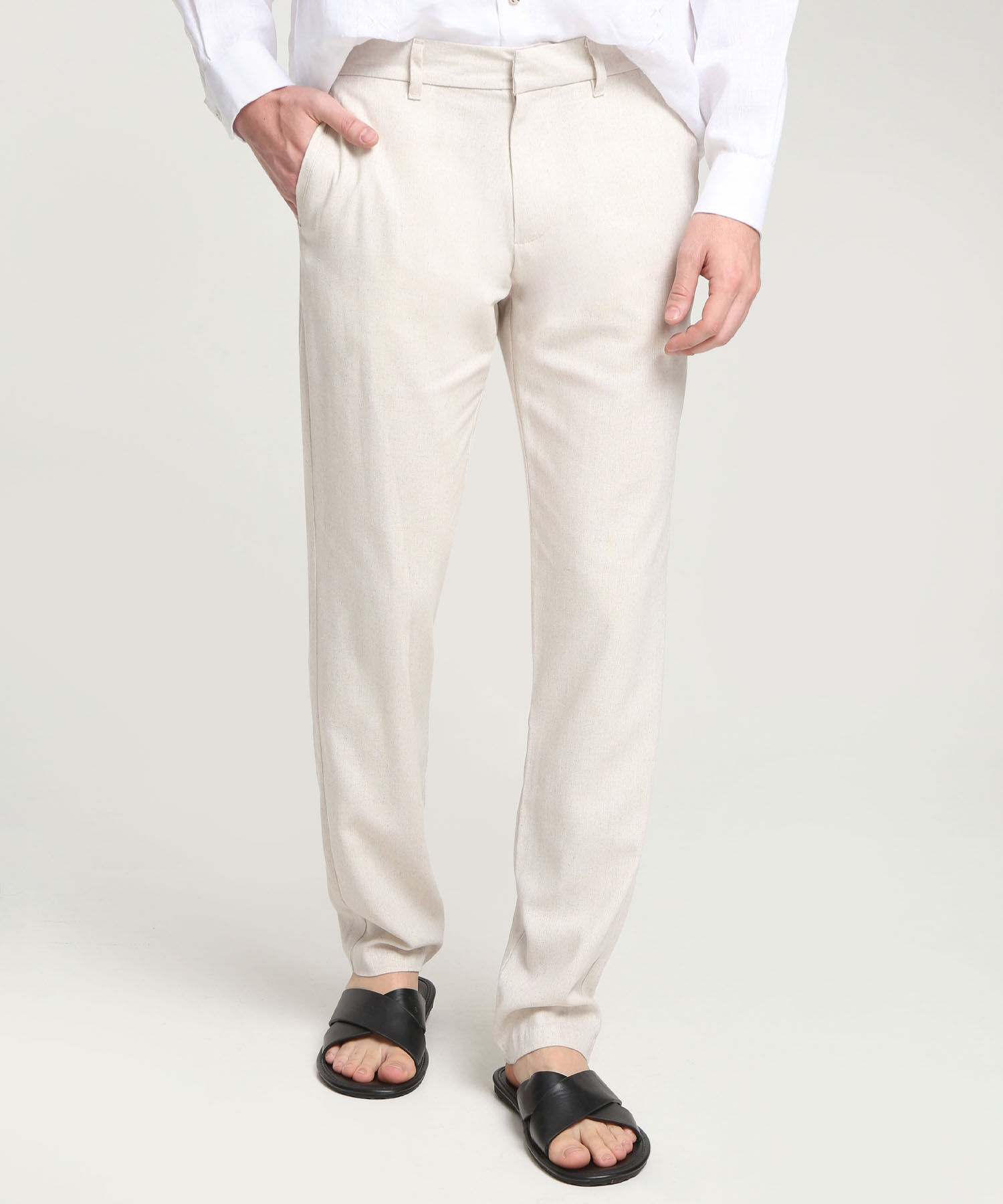 Pantalon Chino en Efecto Lino Compra ahora Patprimo