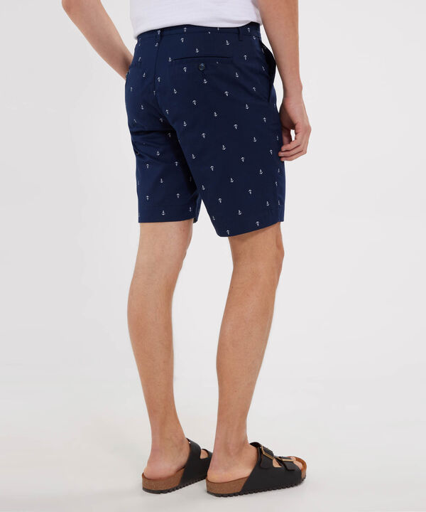 Bermuda Estampada Y Teñido En Prenda