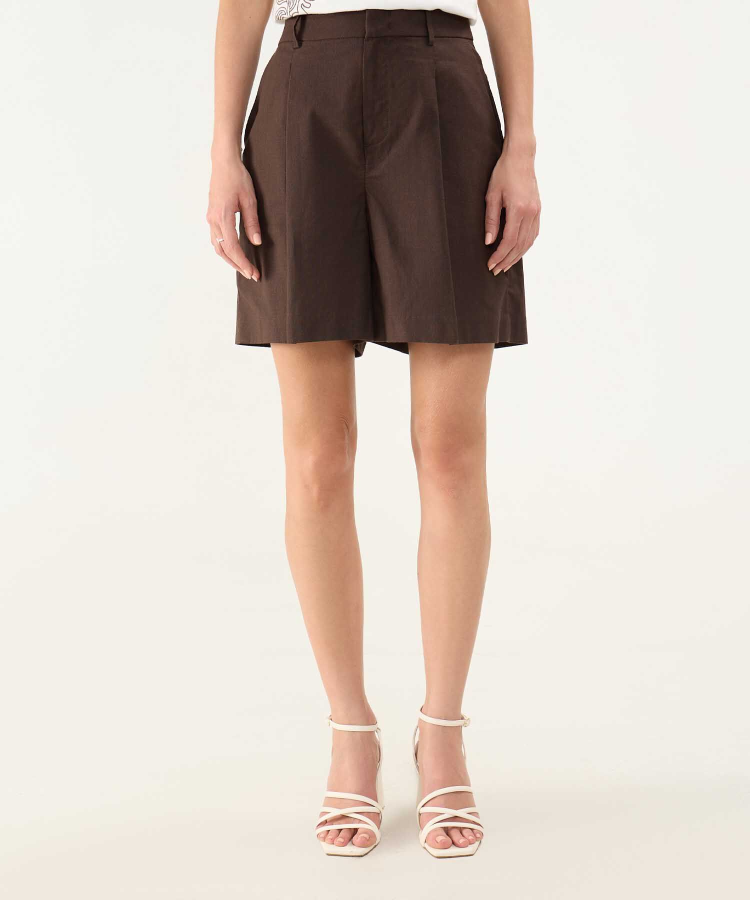 Short Casual Efecto Rústico