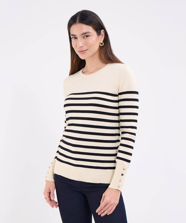 Saco preteñido  con botones en puño para mujer image number null