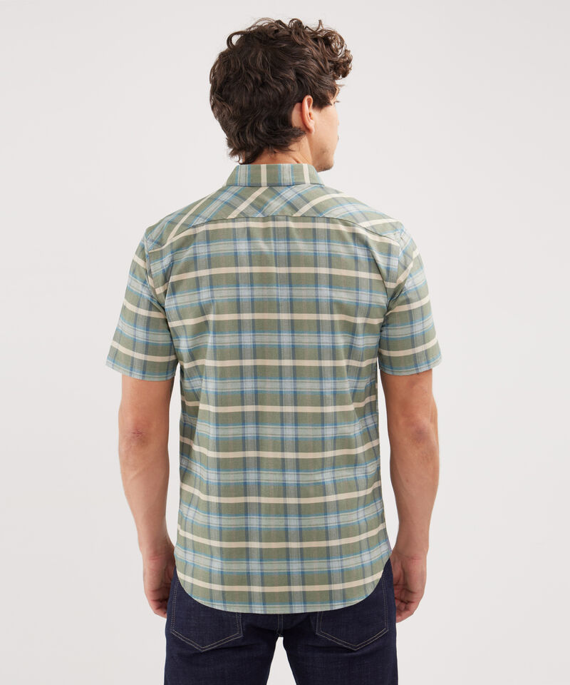 Camisa Manga Corta Slim Sin Bolsillo