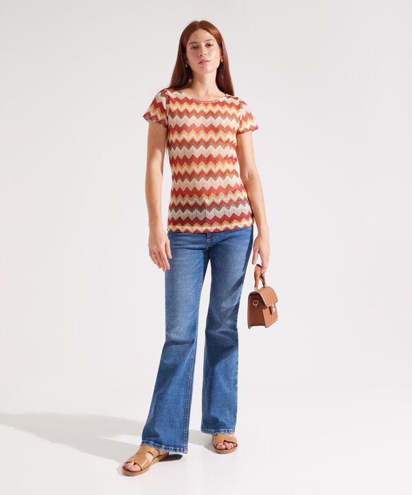 Camiseta Manga Corta Escote Redondo Missoni