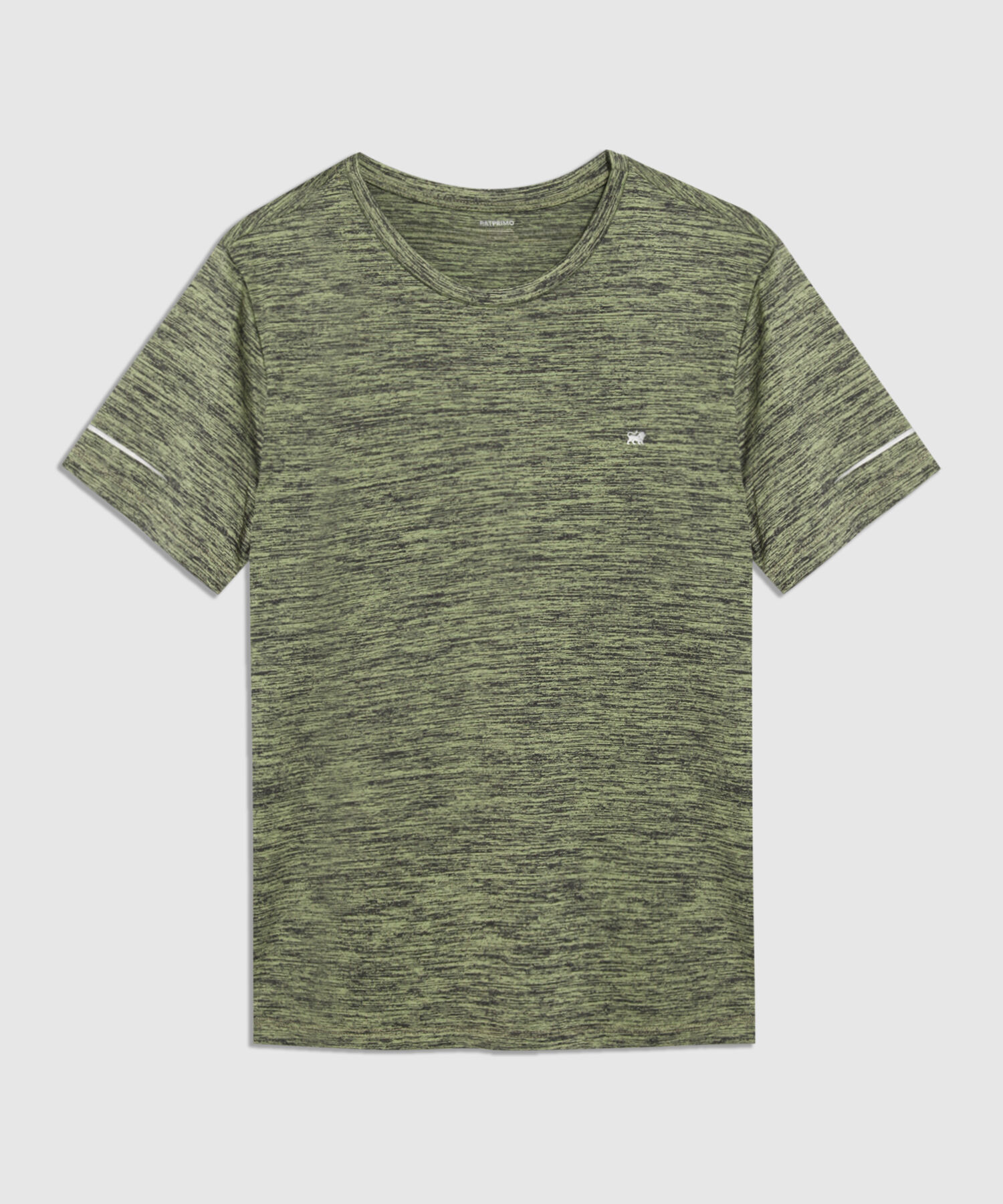 Camiseta Para Hombre De Diseño Deportivo, Cuello Redondo, Manga Corta