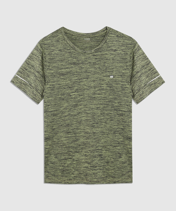 Camiseta Para Hombre De Diseño Deportivo, Cuello Redondo, Manga Corta