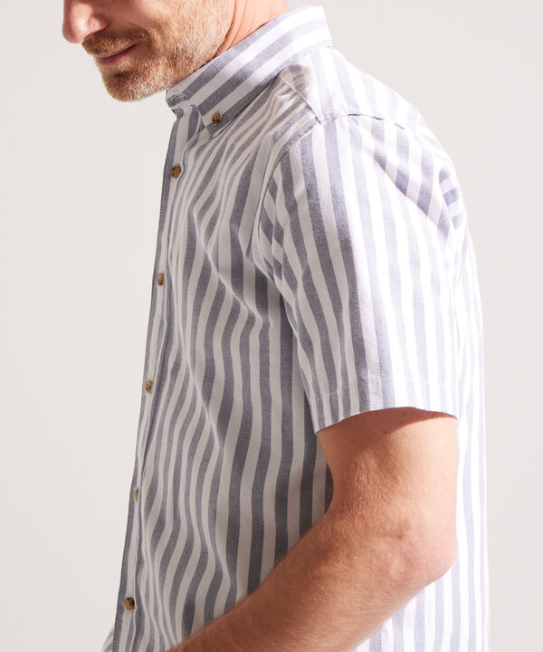 Camiseta con Estampado de Rayas