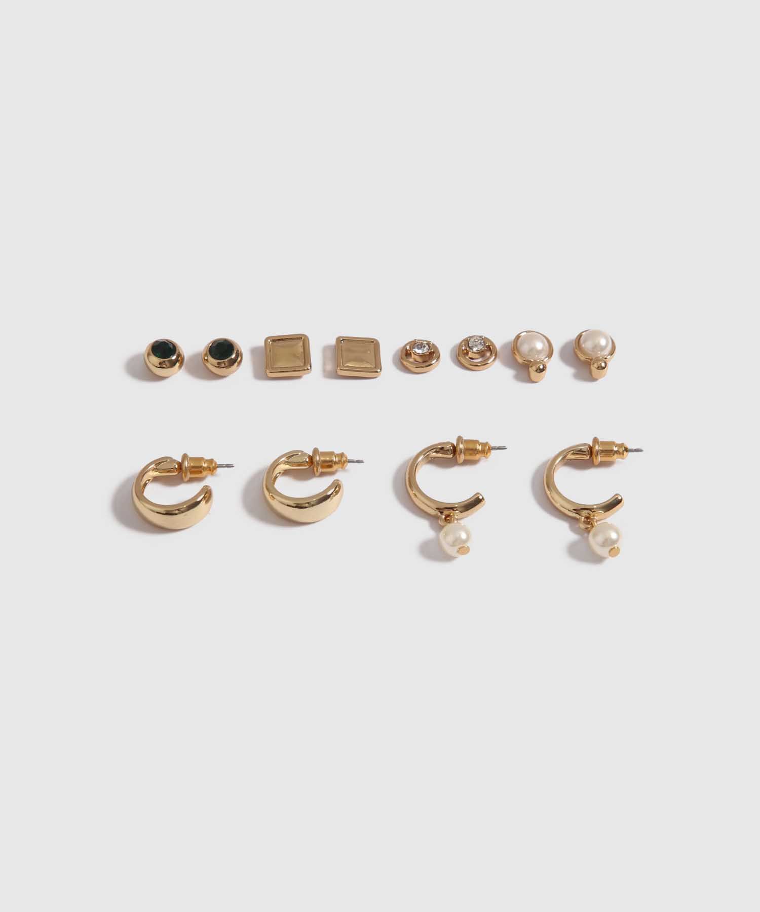 Set x 6 Aretes Dorados