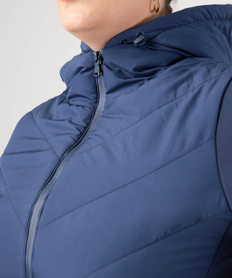 Chaqueta Acolchada Con Capucha Mujer Curvy