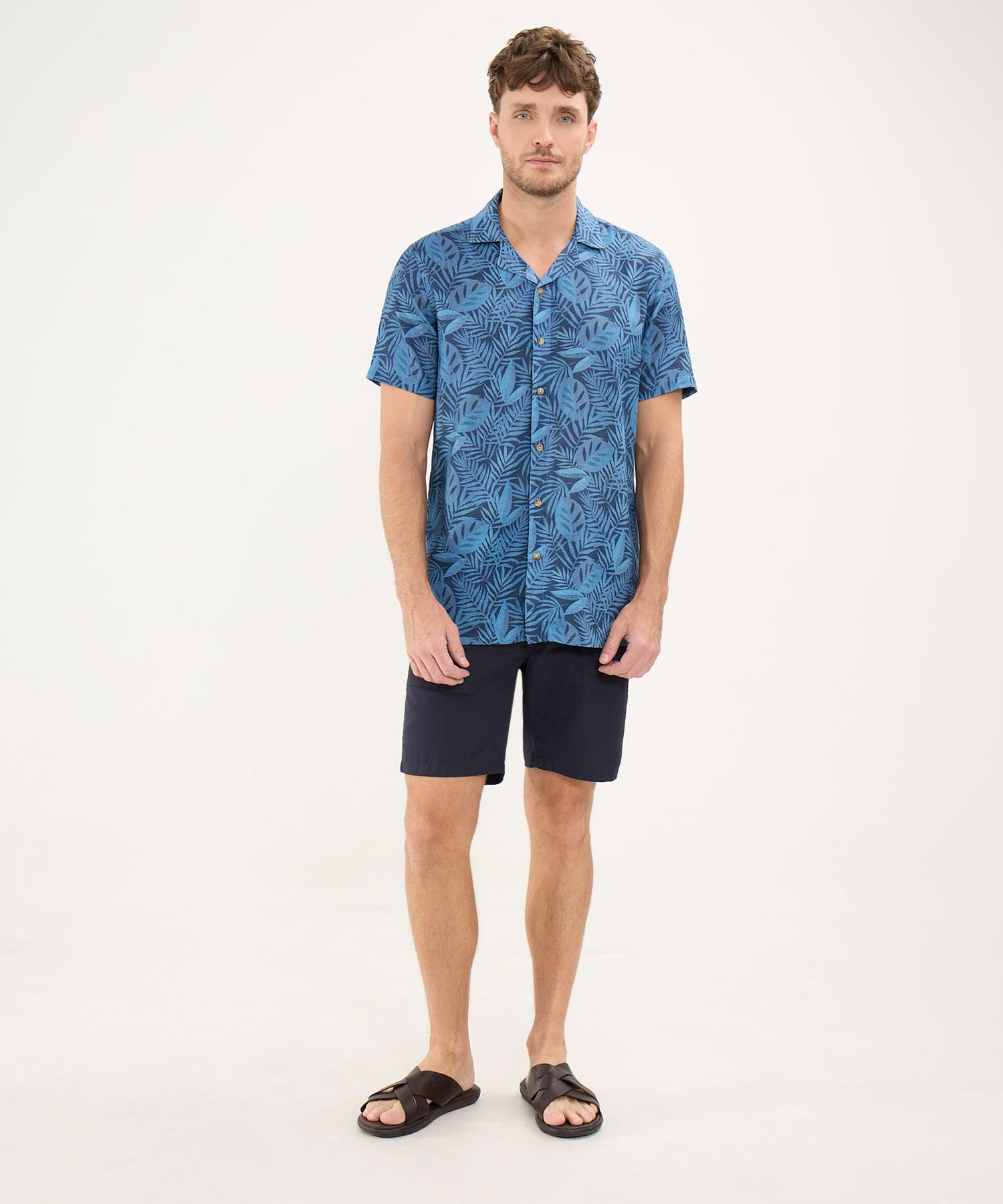 Camisa Resort Estampada