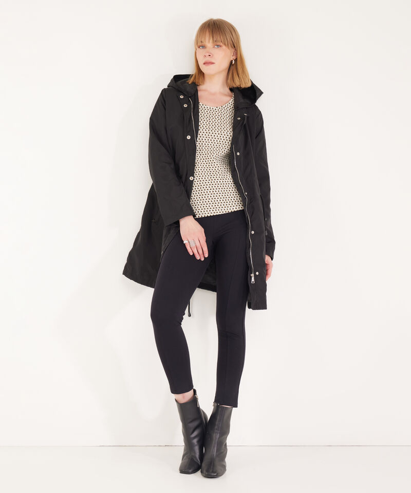 Chaqueta Parka Unicolor