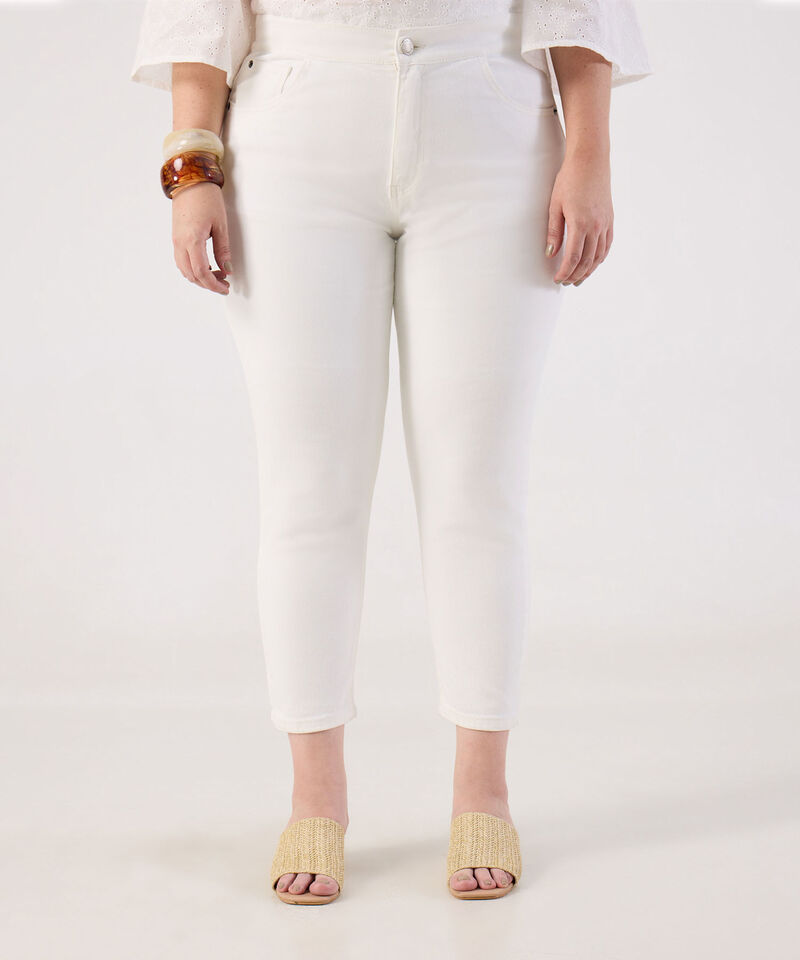 Jean Tapered de Cinco Bolsillos Para Mujer Curvy