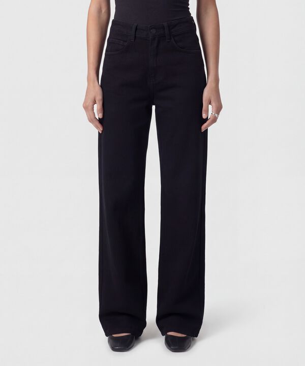 Jeans Wide Leg Tiro Alto Mujer image number null