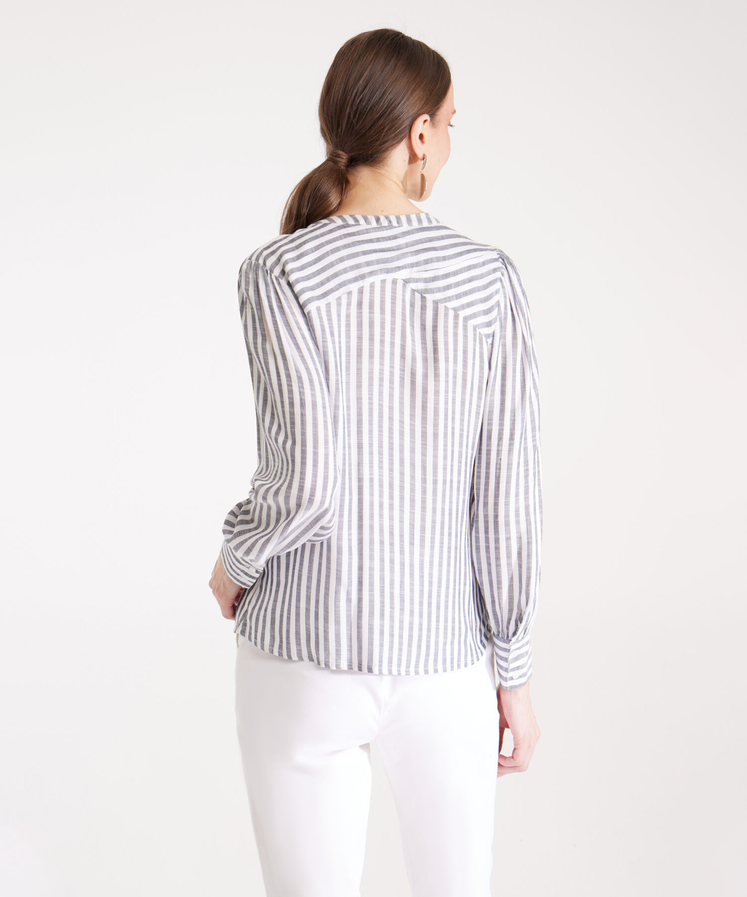 Blusa Preteñida Manga Larga