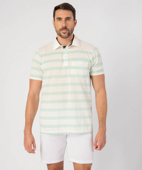 Polo A Rayas Con Bolsillo  image number null