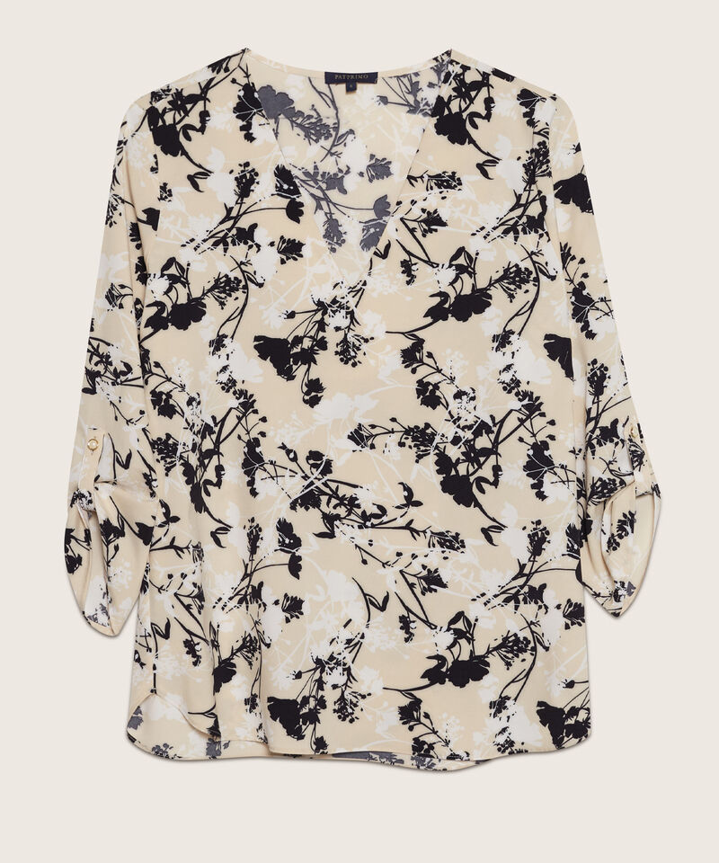 Blusa Manga 3/4 Estampada