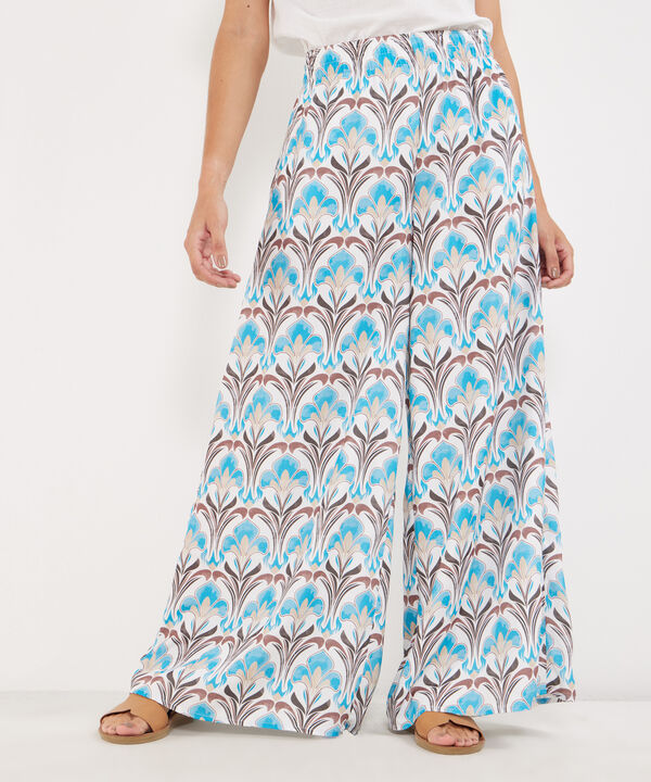 Pantalón Fluido Estampado image number null