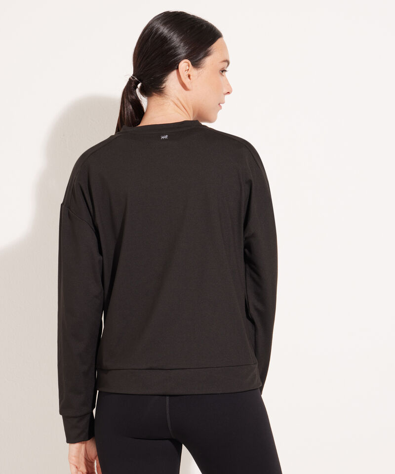 Buzo Unicolor Con Cortes, Sport Lineas