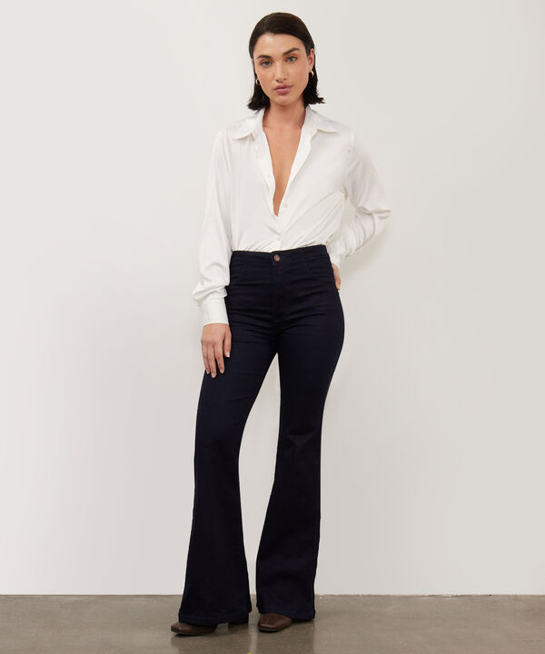 Jean Jegging Flare Tono Raw image number null